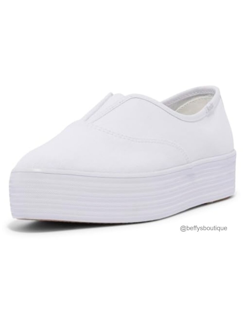 Keds Point Slip on Platform Sneaker Canvas Upper Cushioned Walking Shoe